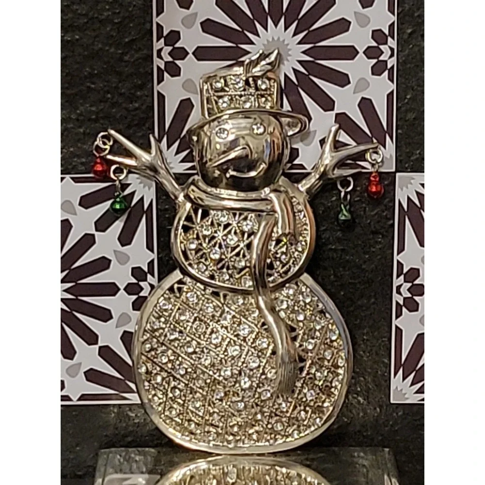 N/A silver rhinestone